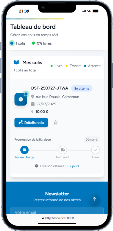 Tableau de bord DSF