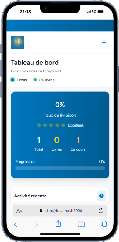 Interface mobile DSF